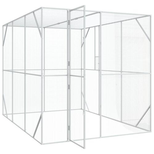 Fuglebur Antracit 302x206x214 cm Stål