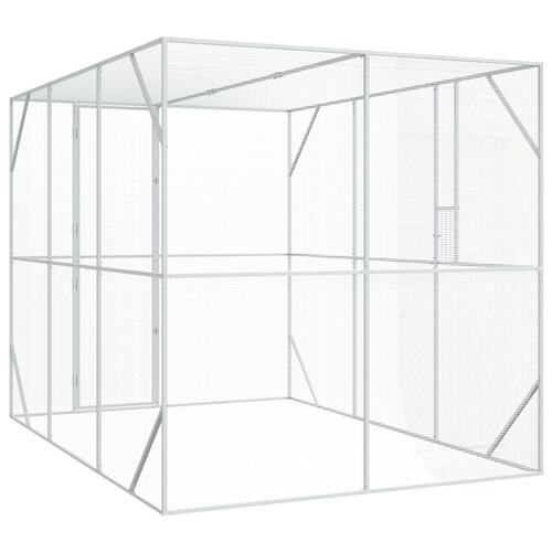 Fuglebur Antracit 302x206x214 cm Stål