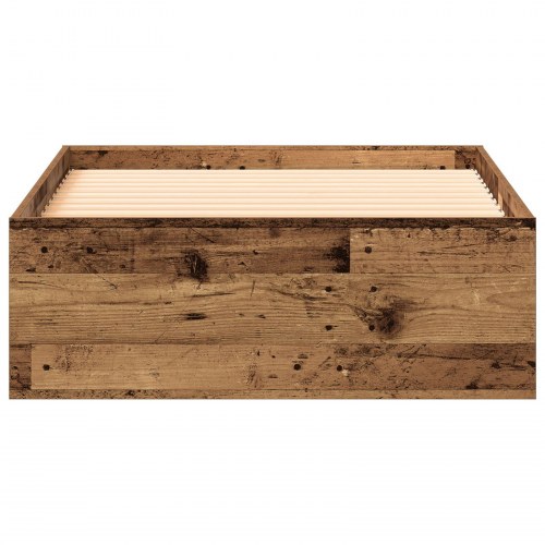 Sengestel Gammelt Træ 90x200 cm Konstrueret Træ