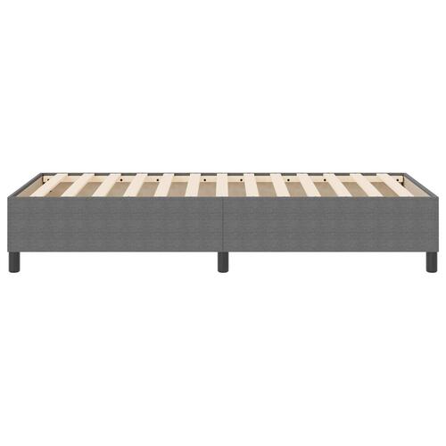 Box Spring Seng Lysegrå 80x200 cm Cordfløjl