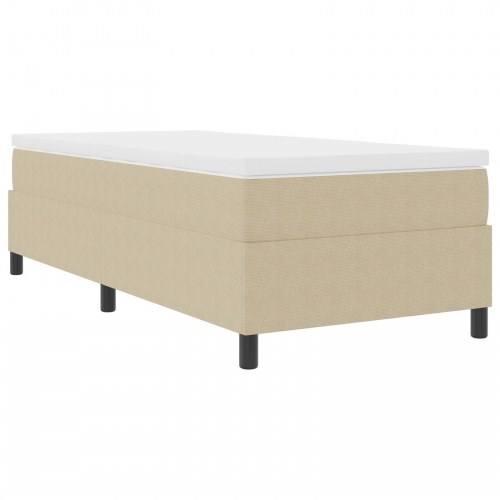 Boxspring Seng Lys Grøn Grå 80x200 cm Cordfløjl