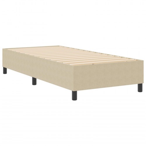 Boxspring Seng Lys Grøn Grå 80x200 cm Cordfløjl