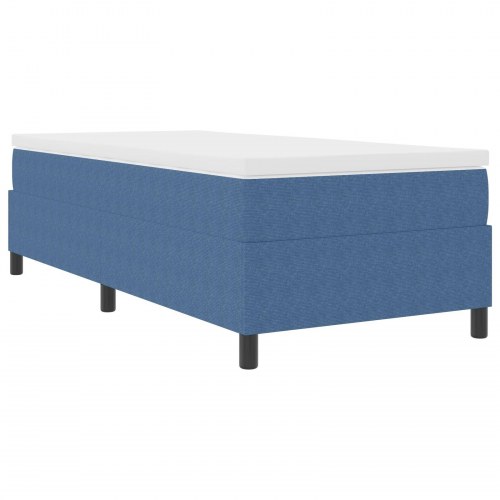 Boxspring Seng Blå 90x200 cm Cordfløjl