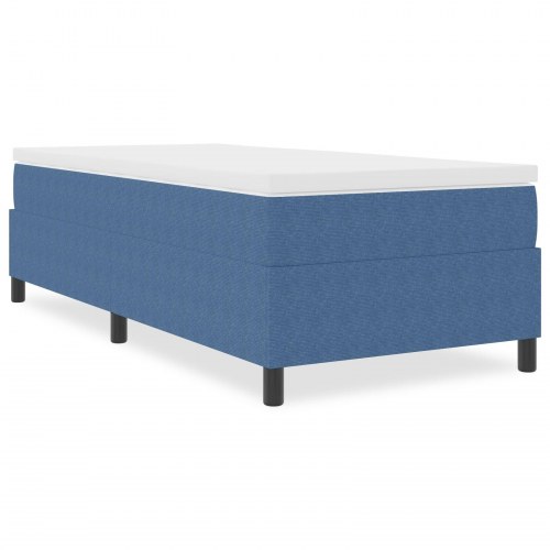 Boxspring Seng Blå 90x200 cm Cordfløjl