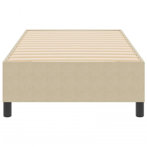 Box Spring Seng Lys Grøn Grå 90x200 cm Cordfløjl