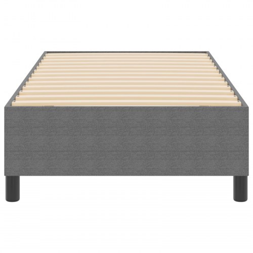 Box Spring Seng Lys Grå 100x200 cm Cordfløjl