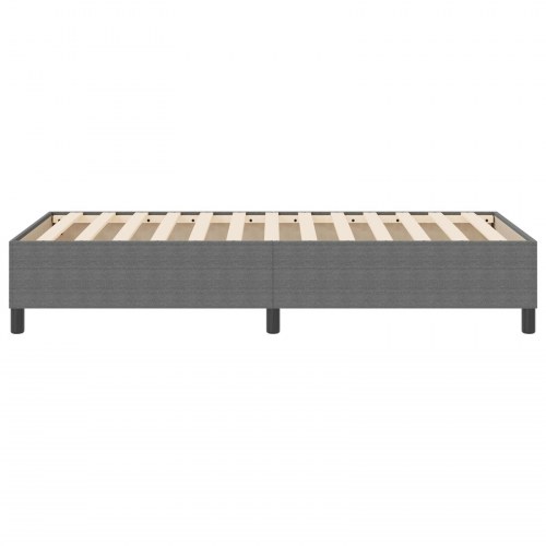 Box Spring Seng Lys Grå 100x200 cm Cordfløjl
