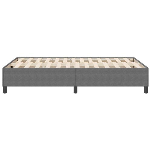 Box Spring seng Lysegrå 120x200 cm Corduroy Stof