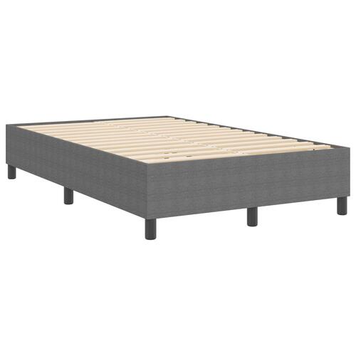 Box Spring seng Lysegrå 120x200 cm Corduroy Stof