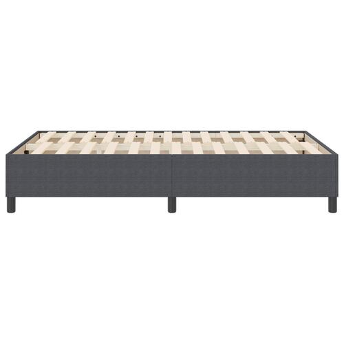 Box Spring Seng Mørkegrå 120x200 cm Corduroy Stof