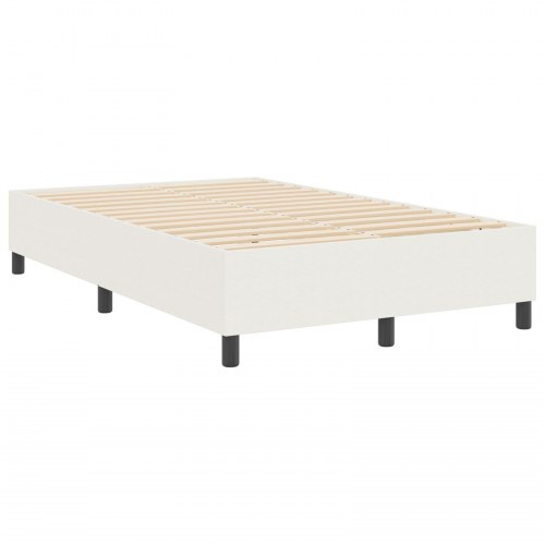 Boxspring Seng Cremefarvet 120x200 cm Cordfløjl