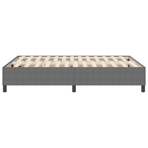 Boxspring Seng Lysegrå 140x200 cm Corduroy Stof