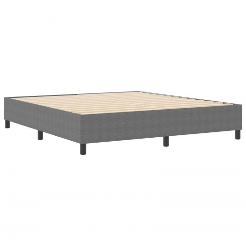 Boxspring Seng Lysegrå Super King Corduroy Stof