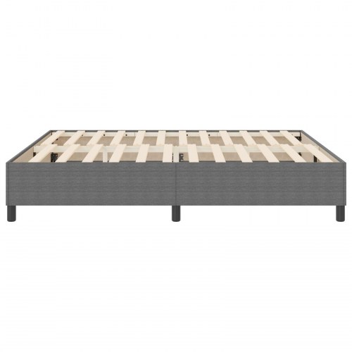 Boxspring Seng Lysegrå Super King Corduroy Stof