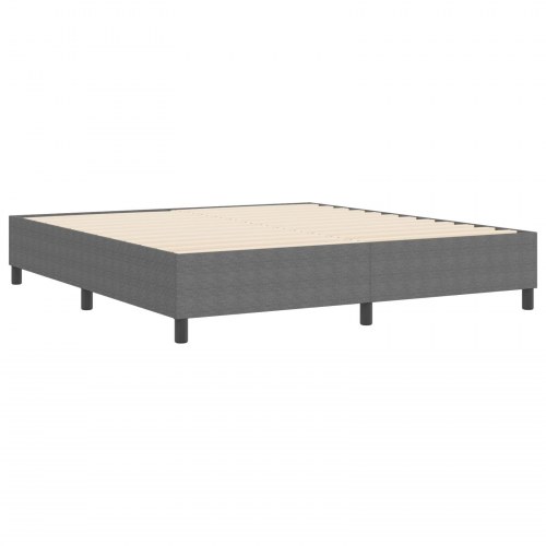 Boxspring Seng Lysegrå Super King Corduroy Stof