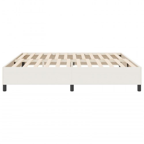 Box Fjederseng Creme 200x200 cm Cordfløjl