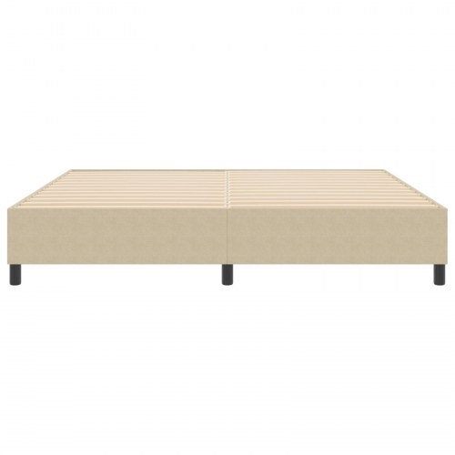 Box Spring Seng Lys Grøn Grå 200x200 cm Corduroy Stof