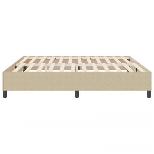 Box Spring Seng Lys Grøn Grå 200x200 cm Corduroy Stof