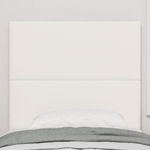 Sengegavl Enkel Design Creme 90 cm Cordfløjl