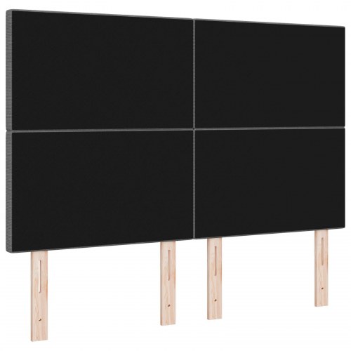 Sengegavl Enkel Design Lys Grå 160 cm Corduroy Stof