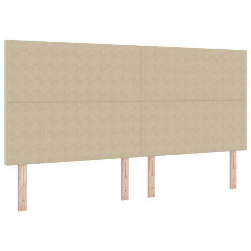 Sengegavl Enkel Design Lys Grågrøn 200 cm Cordfløjl
