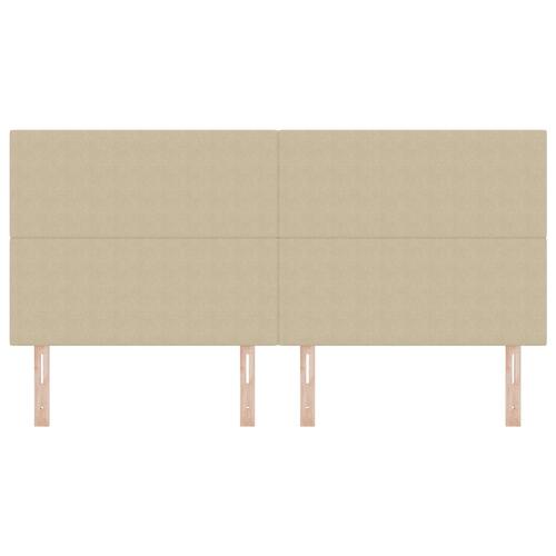 Sengegavl Enkel Design Lys Grågrøn 200 cm Cordfløjl
