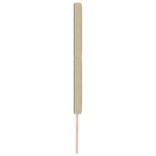 Sengegavl Enkel Design Lys Grågrøn 200 cm Cordfløjl