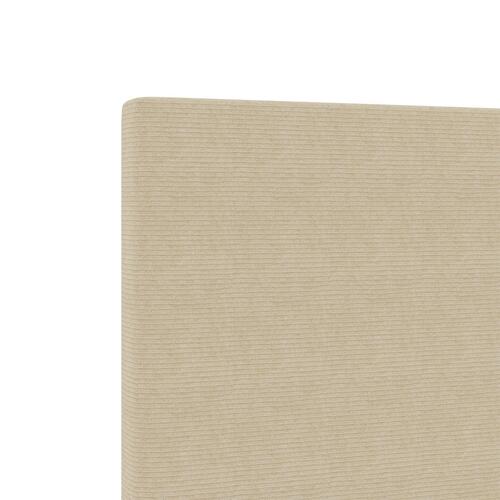 Sengegavl Enkel Design Lys Grågrøn 200 cm Cordfløjl
