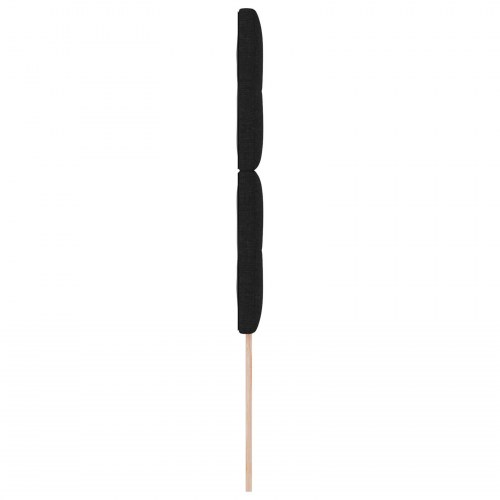 Hovedgavl Med Knapper Sort 90 cm Stof
