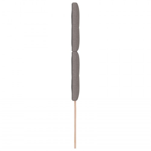Sengegavl Med Knapper Taupe 90 cm Stof
