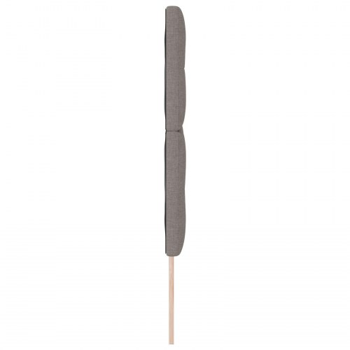 Hovedgavl Knapper Tufted Taupe 140 cm Stof