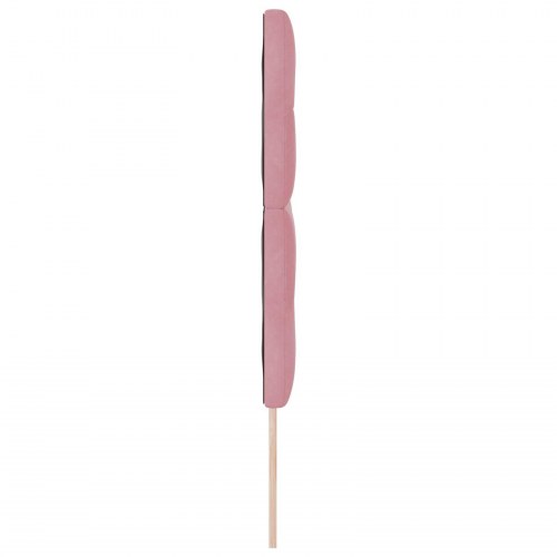 Sengegavl Med Knapper Pink 140 cm Fløjl