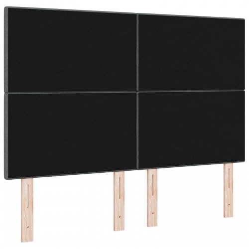 Senggavl Med Knapper Grå 160 cm Stof