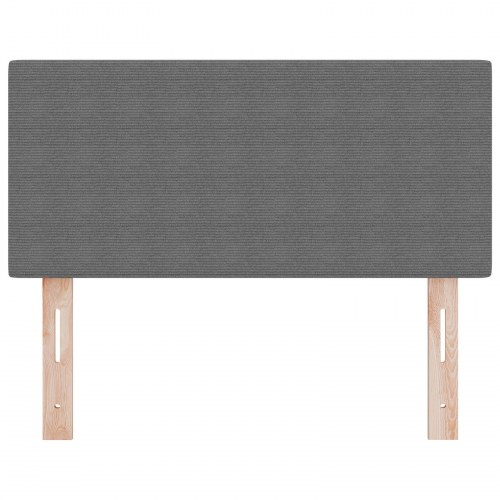LED Hovedgærde Enkel Design Lysegrå 80 cm Corduroy Stof