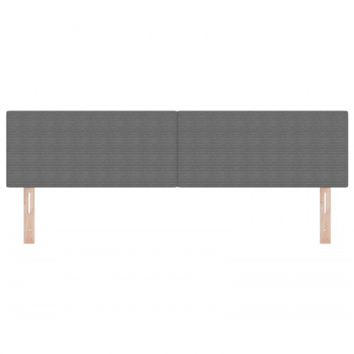 LED Hovedgærde Enkel Design Lys Grå 90 cm Cordurojstof