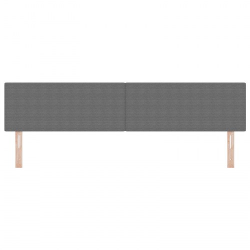LED Hovedgærde Enkel Design Lys Grå 100 cm Corduroy Stof