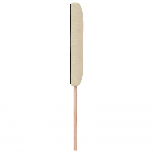 LED Hovedgærde Knap Tuftet Creme 80 cm Stof
