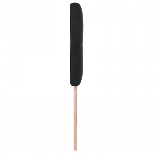 LED Hovedgærde Med Knapper Sort 90 cm Fløjl
