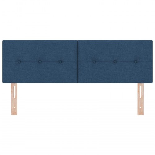 LED Senggavl Med Knapper Blå 72 cm Stof