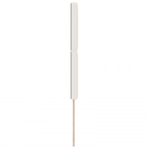 LED Hovedgærde i cremefarvet cordfløjl, 80 cm