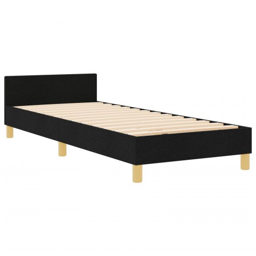 Sengeframe Sort 100x200 cm Stof