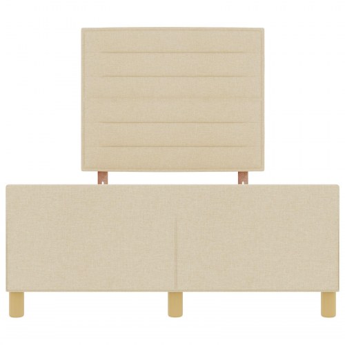 Cremefarvet Sengramme 140x190 cm Stof