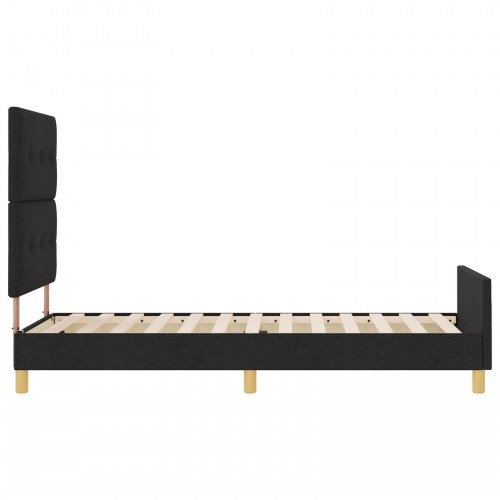 Sengeramme Sort 80x200 cm Stof
