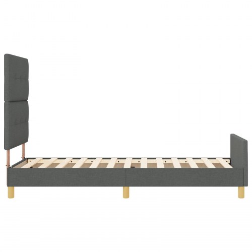 Sengestel Mørkegrå 100x200 cm Stof