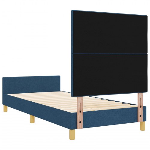 Sengeramme Blå 100x200 cm Stof