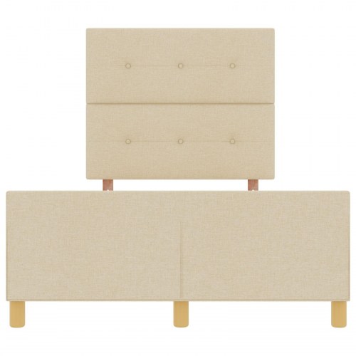 Sengestel i Creme, 120x190 cm, Lavet af Stof