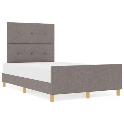 Sengestel Taupe 120x200 cm Stof