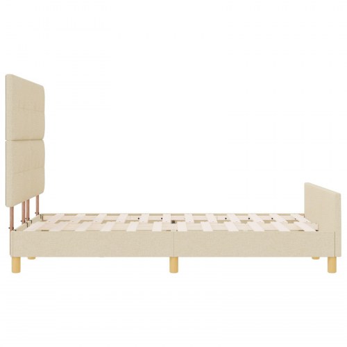 Sengestel Creme 140x190 cm Stof