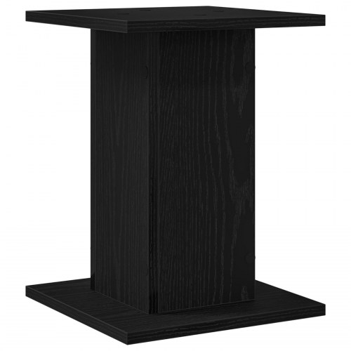 Planteholdere 2 stk Sort Eg 30x30x40 cm Bæredygtigt Træ