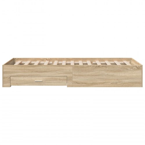 Sengestel Sonoma Eg 90x190 cm Konstrueret træ